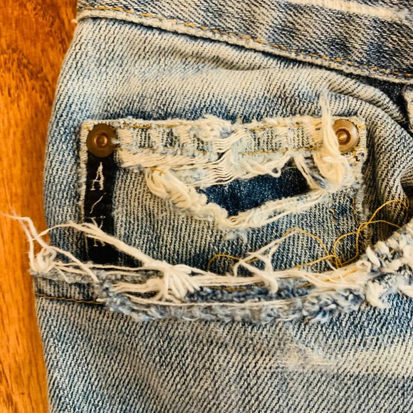 Vintage Distressed Armani Exchange Bootcut Jeans 29 X 30 - Picture 5 of 12